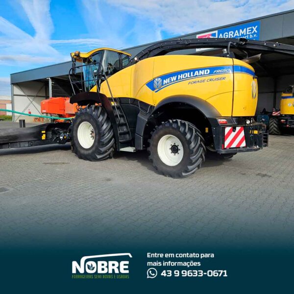 Forrageira New Holland FR 650-Ano 2018-Plataforma kemper 375 plus-cod 1940 - Image 2