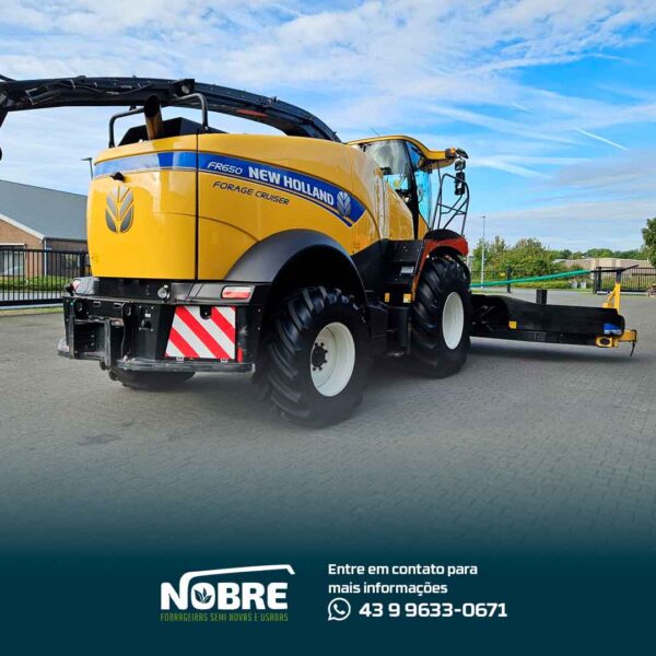 Forrageira New Holland FR 650-Ano 2018-Plataforma kemper 375 plus-cod 1940 - Image 5