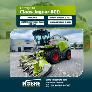 Forrageira Claas Jaguar 860-Ano 2014-Plataforma Orbis 600 SD-cod 1965