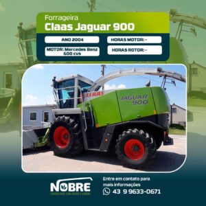 Forrageira Claas Jaguar 900-Ano 2004-Plataforma Orbis 600-cod 1978