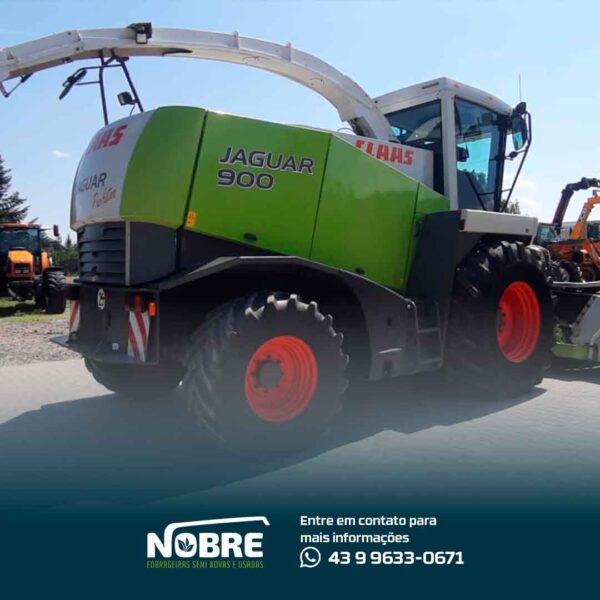 Forrageira Claas Jaguar 900-Ano 2004-Plataforma Orbis 600-cod 1978 - Image 2