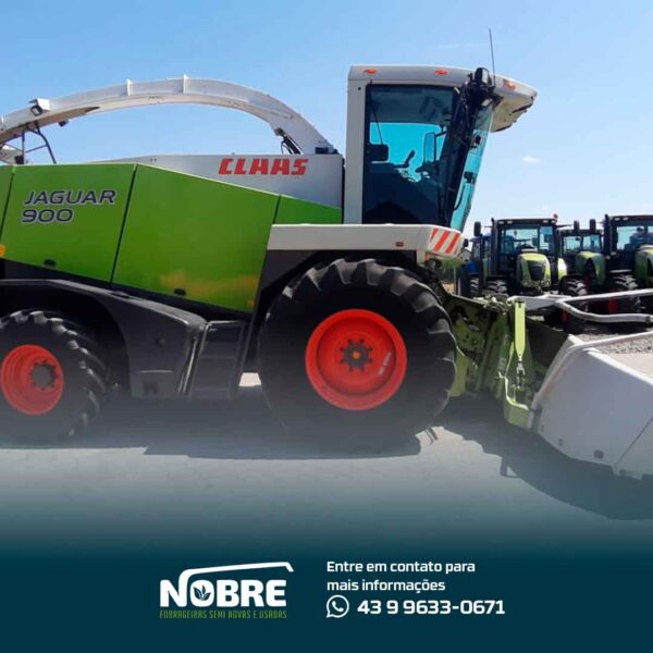 Forrageira Claas Jaguar 900-Ano 2004-Plataforma Orbis 600-cod 1978 - Image 3