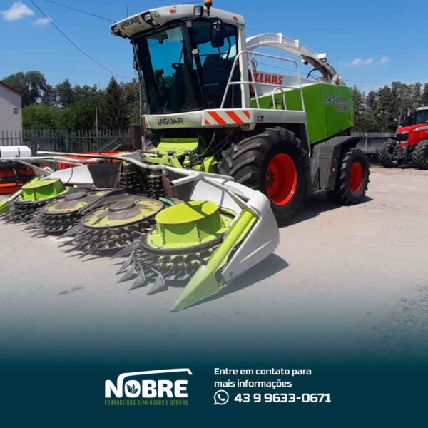 Forrageira Claas Jaguar 900-Ano 2004-Plataforma Orbis 600-cod 1978 - Image 4