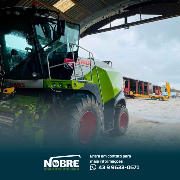 Forrageira Claas Jaguar 870-Ano 2017-Plataforma kemper 375 plus-cod 1981 - Image 2