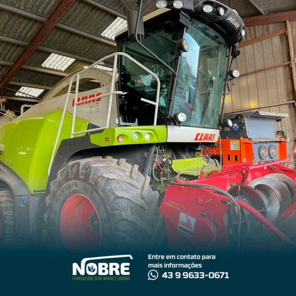 Forrageira Claas Jaguar 870-Ano 2017-Plataforma kemper 375 plus-cod 1981 - Image 5