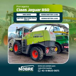 Forrageira Claas Jaguar 850-Ano 2005-cod 1987
