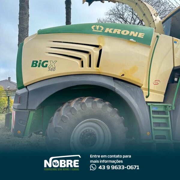 Forrageira Krone Big x 580-Ano 2017-Plataforma Easy-Collect 600-2-cod 1992 - Image 3