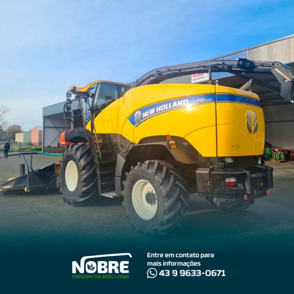 Forrageira New Holland FR 600-Ano 2014-Plataforma Kemper 460 plus-cod 1937 - Image 4