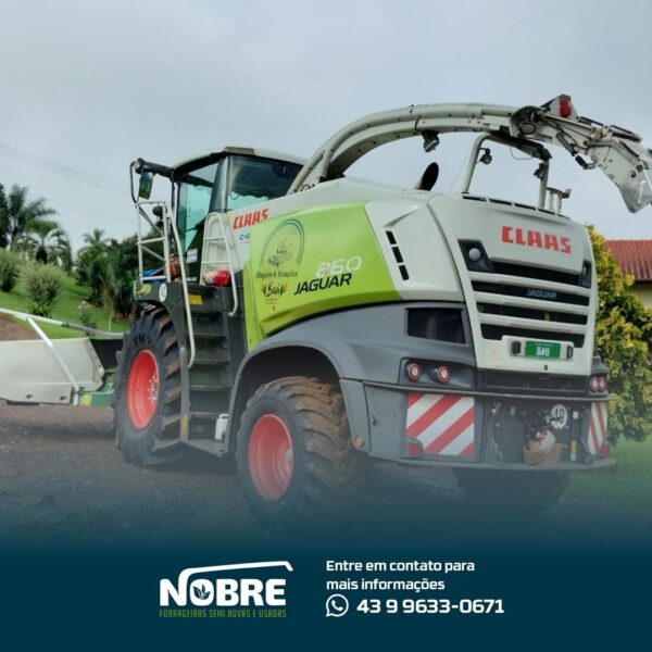 Forrageira Claas Jaguar 860-Ano 2017-plataforma Orbis 600-cod 1949 - Image 3