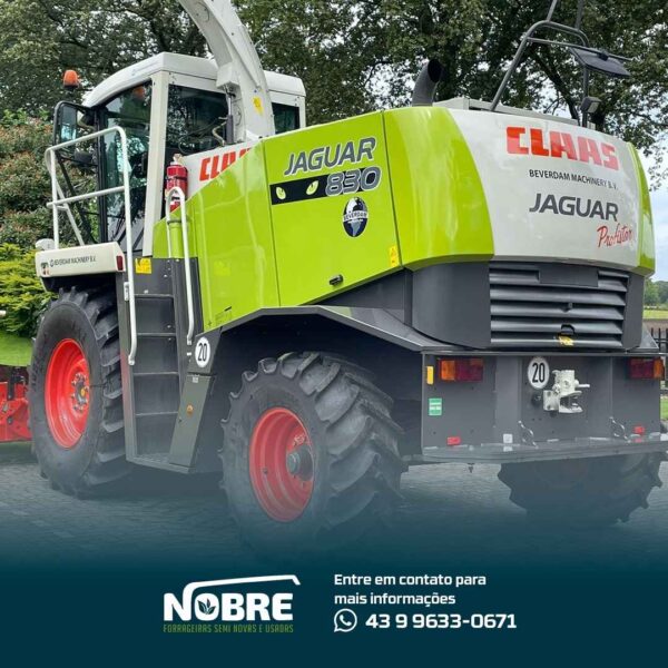Forrageira Claas Jaguar 830-ano 2010-Plataforma Kemper Champion 345-cod 1955 - Image 3