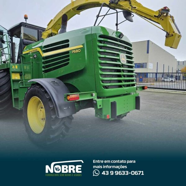 Forrageira John Deere 7580-Ano 2015-Plataforma Kemper 360 plus-cod 1938 - Image 4