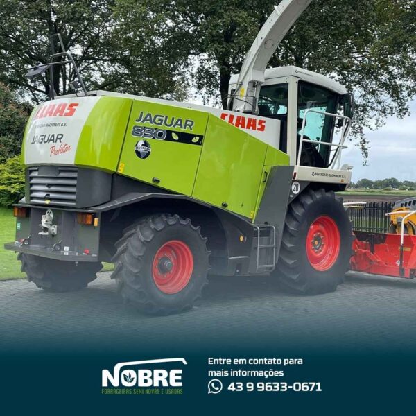 Forrageira Claas Jaguar 830-ano 2010-Plataforma Kemper Champion 345-cod 1955 - Image 4