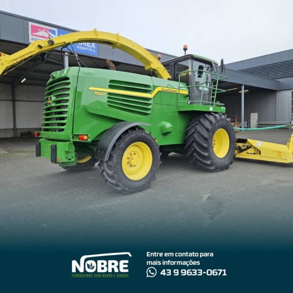 Forrageira John Deere 7580-Ano 2015-Plataforma Kemper 360 plus-cod 1938 - Image 2