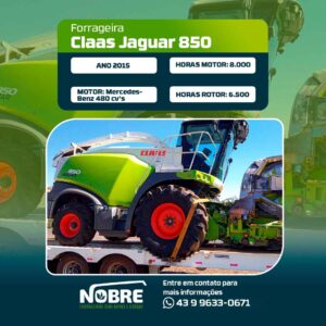 Forrageira Claas Jaguar 850-Ano 2015-plataforma Claas Orbis 600-cod 1953