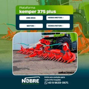 Plataforma Kemper 375 plus-Ano 2015-cod 1968