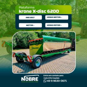 Plataforma krone X-disc 6200-Ano 2017-cod 1984
