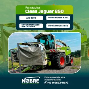 Forrageira Claas Jaguar 850-Ano 2008-Plataforma RU 450, 4,5 met.-cod 1982