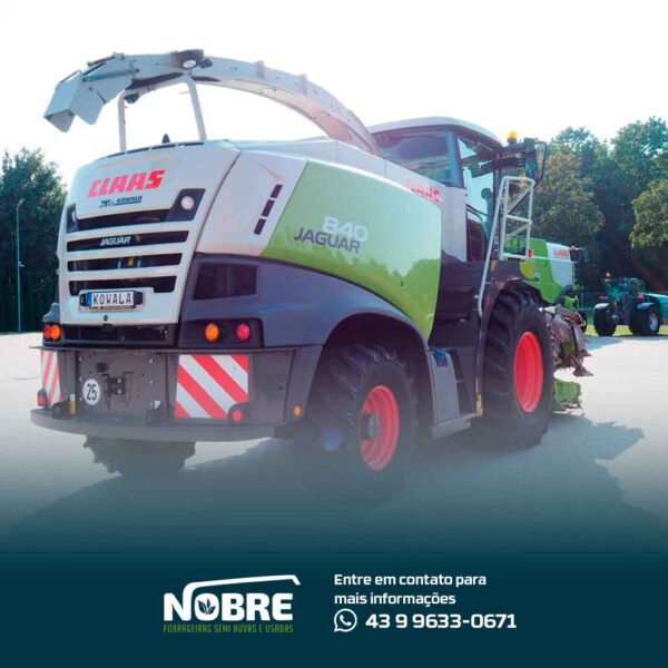 Forrageira Claas Jaguar 840-Ano 2014-Plataforma Claas Orbis 450-cod 1999 - Image 4