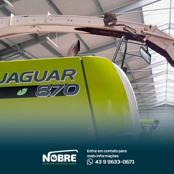 Forrageira Claas Jaguar 870-Ano 2006-Plataforma kemper 345-cod 2000 - Image 3