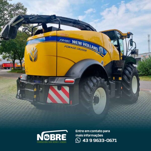Forrageira New Holland FR 480-Ano 2016-Plataforma Kemper 460 plus-cod 2004 - Image 2