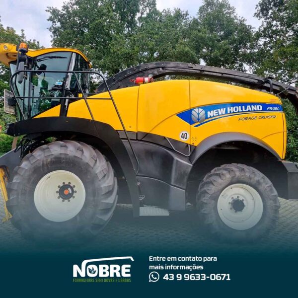 Forrageira New Holland FR 480-Ano 2016-Plataforma Kemper 460 plus-cod 2004 - Image 5