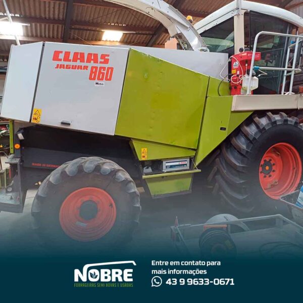 Forrageira Claas Jaguar 860-Ano 1998-Plataforma kemper 360 champion-cod 2008 - Image 3