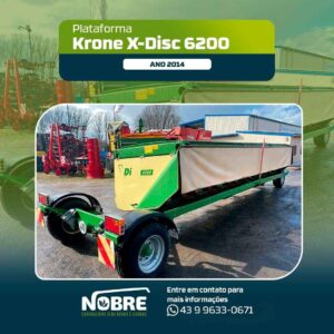 Plataforma Krone X-Disc 6200-Ano 2014-cod 2009