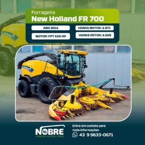 Forrageira New Holland FR 700-Ano 2014-cod 2010