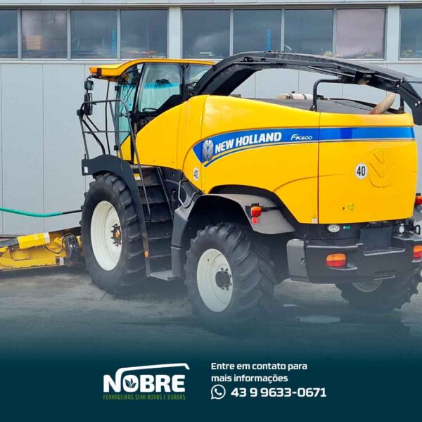 Forrageira New Holland FR 600-Ano 2013-Plataforma Kemper 375 plus-cod 2011 - Image 2