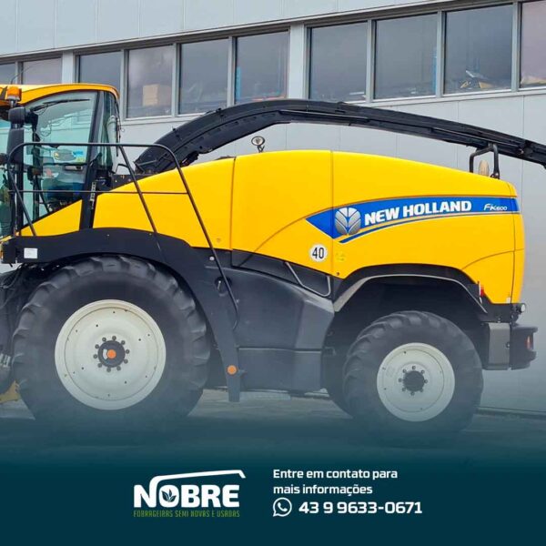 Forrageira New Holland FR 600-Ano 2013-Plataforma Kemper 375 plus-cod 2011 - Image 5