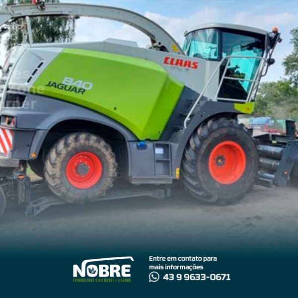 Forrageira Claas Jaguar 840-Ano 2014-Plataforma Claas Orbis 450-cod 2012 - Image 2