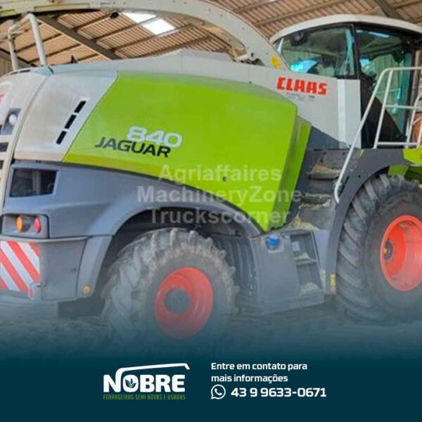 Forrageira Claas Jaguar 840-Ano 2014-Plataforma Claas Orbis 450-cod 2012 - Image 3