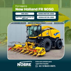 Forrageira New Holland FR 9050-Ano 2011-Plataforma Kemper 360 champion-cod 2013